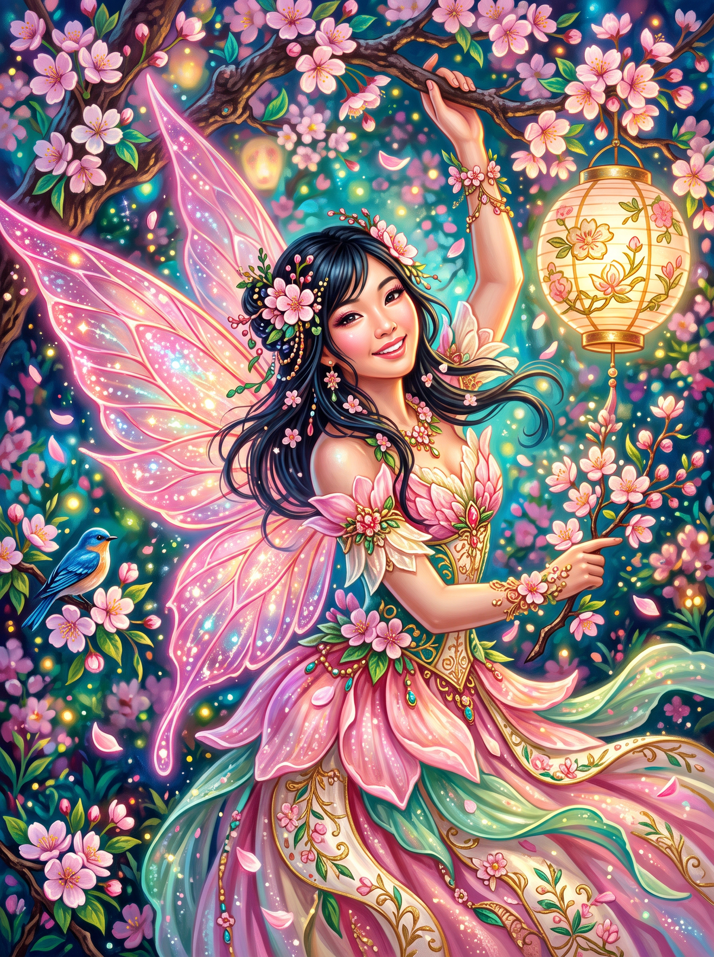 Blossom Branch Fairy