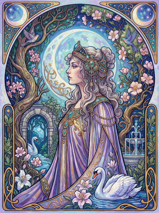 Blossom Swan Moon Maiden (80 Colors)