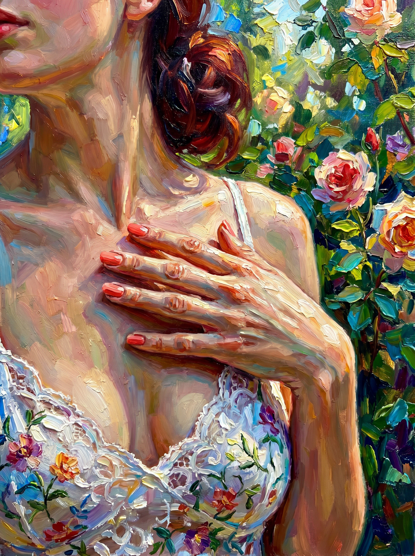 Blushing Garden Moment (Diamond Painting) Diamond Painting kit
