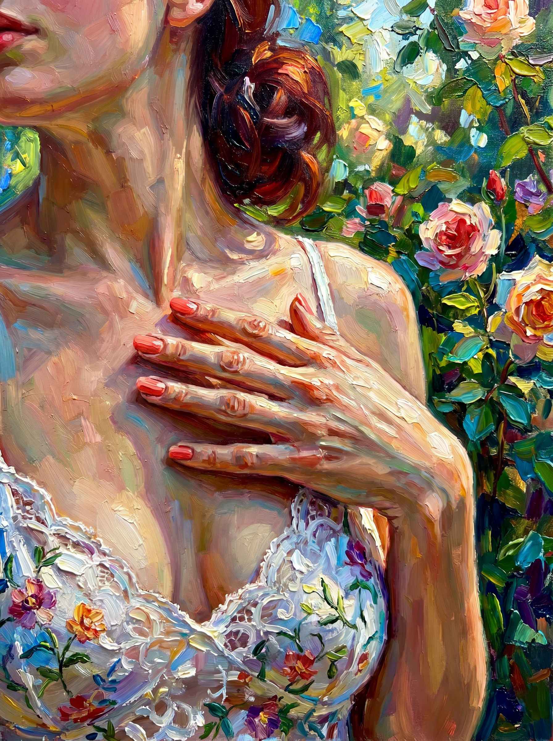 Blushing Garden Moment (Diamond Painting) Diamond Painting kit
