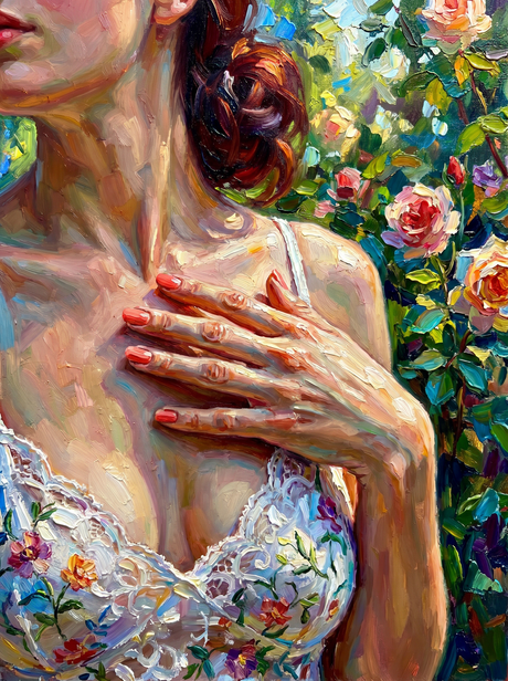 Blushing Garden Moment (Diamond Painting) Diamond Painting kit