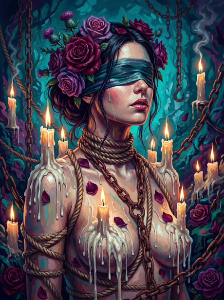 Bound In Teal Roses (100 Color Diamond Painting) Diamond Painting kit