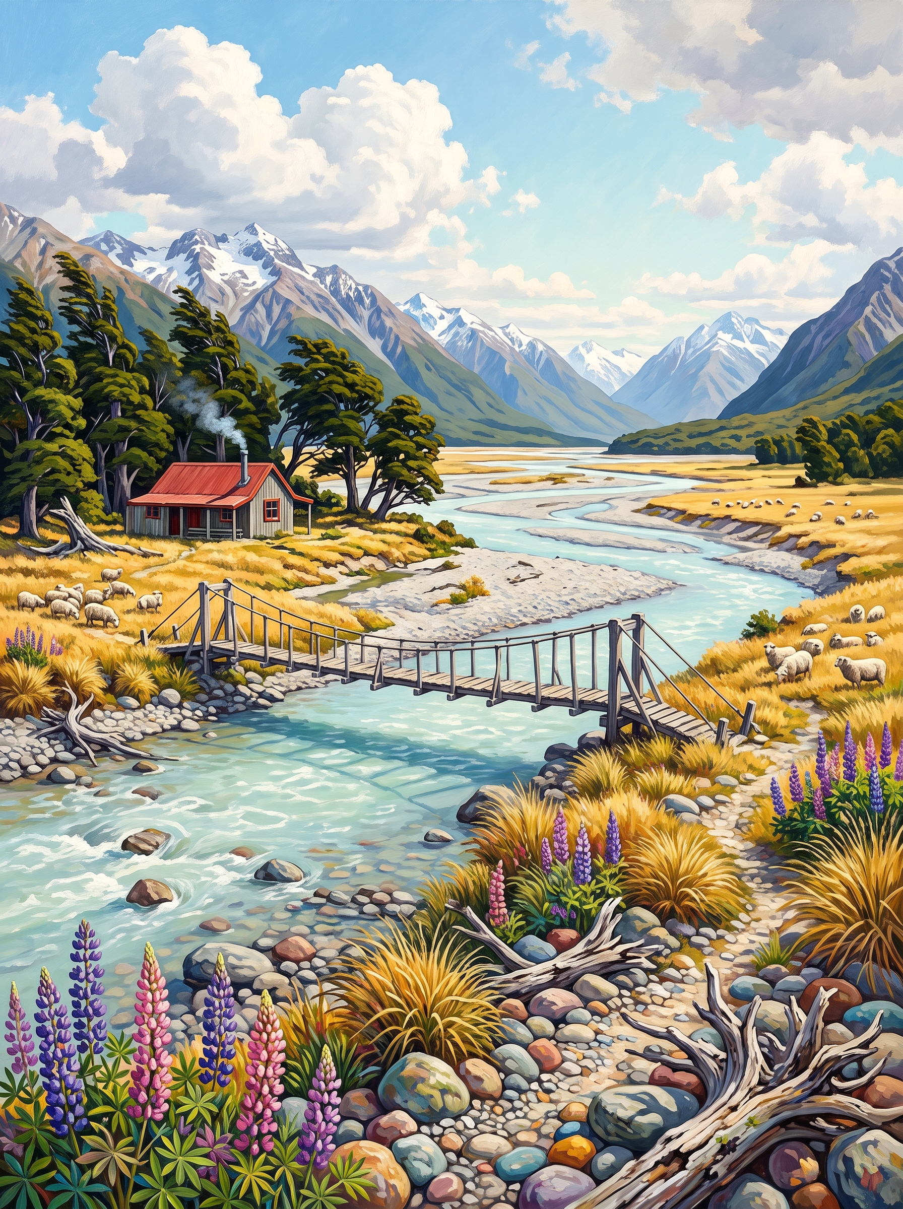 Braided River Valley