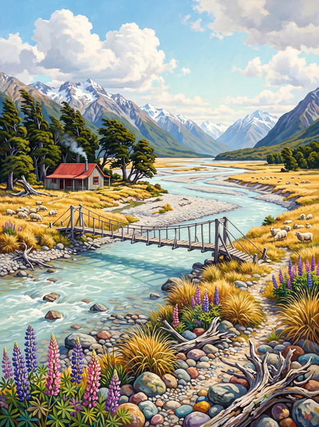Braided River Valley