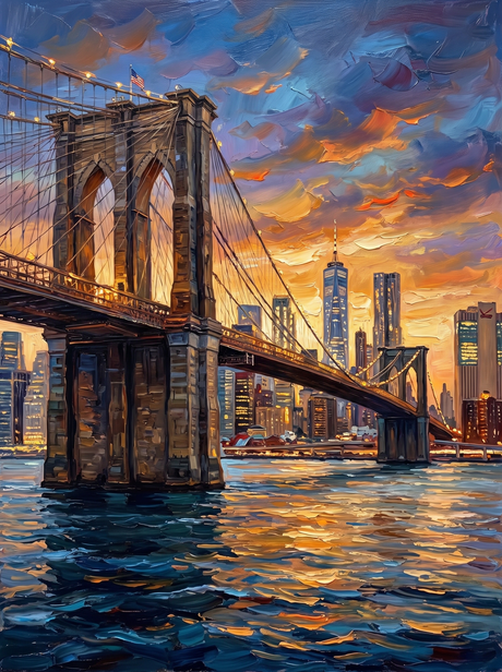 Brooklyn Bridge at Dusk