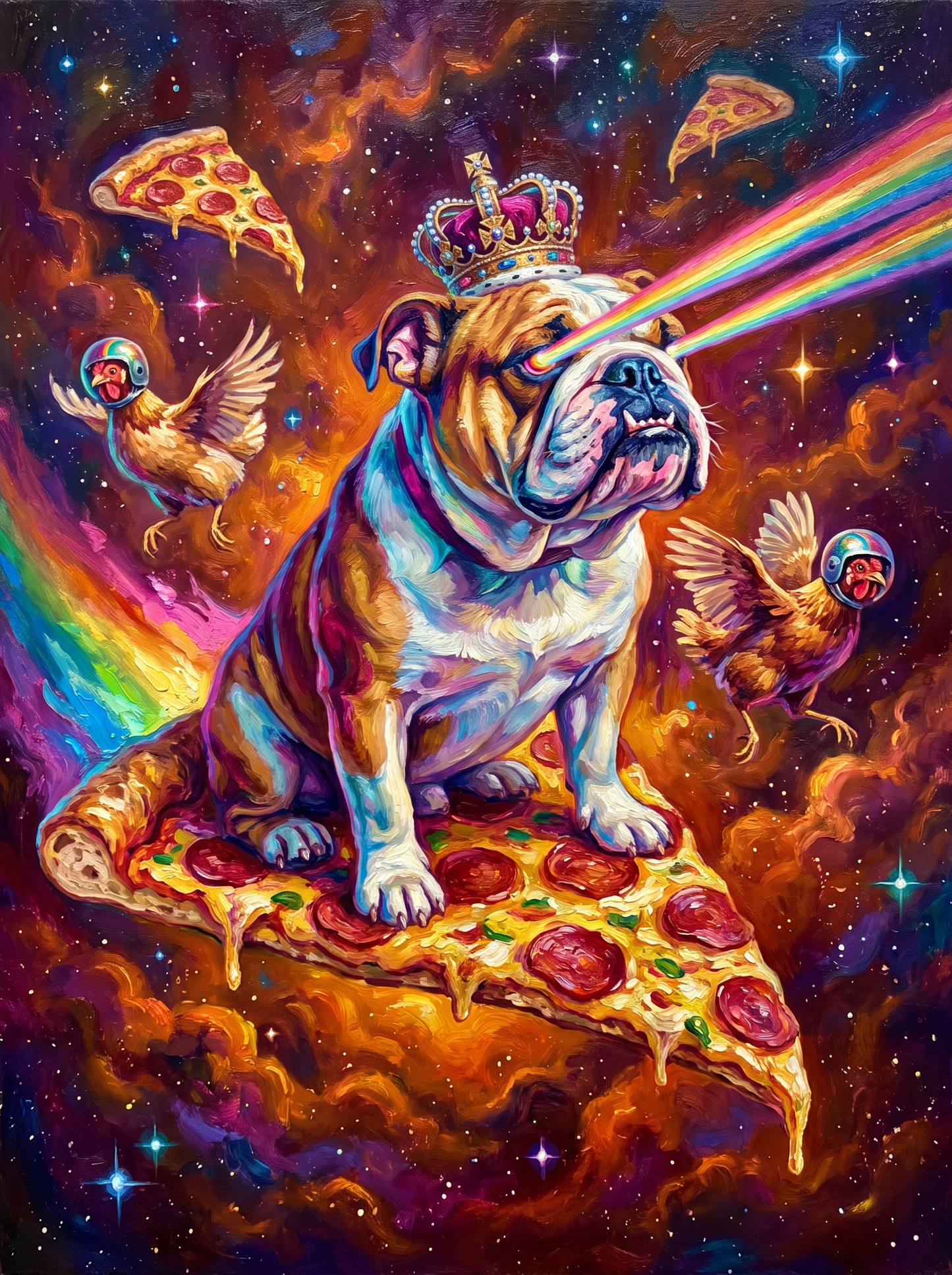 Bulldog Pizza Slice