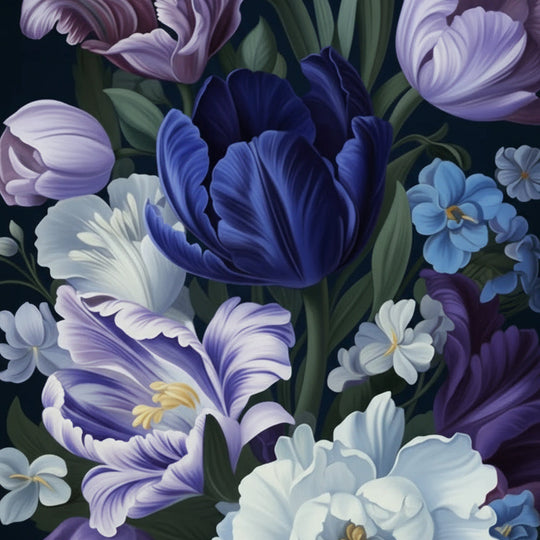 Nocturne in Bloom (Board Canvas)