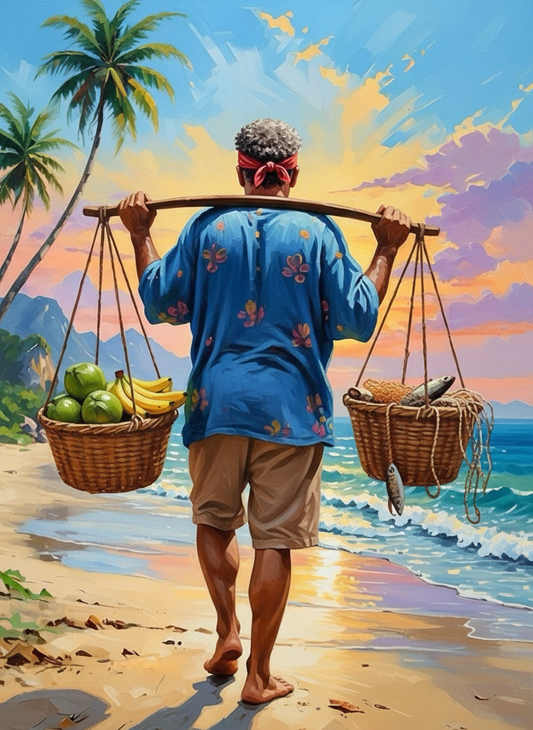 Twilight Vendor (Board Canvas)