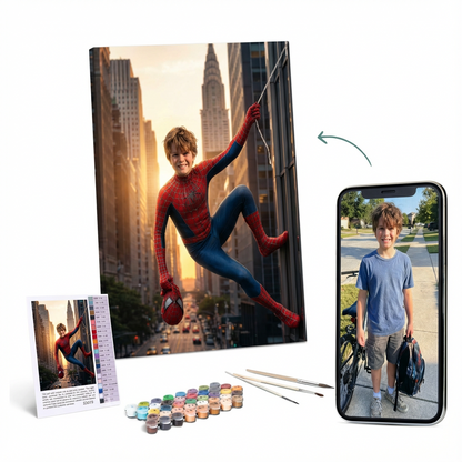 Turn into Spider-Man (Custom PBN)