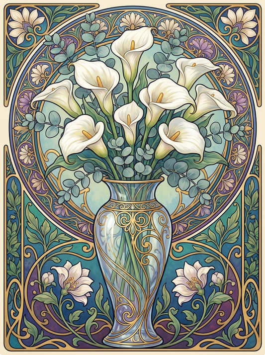 Calla Lily Vase (80 Colors)