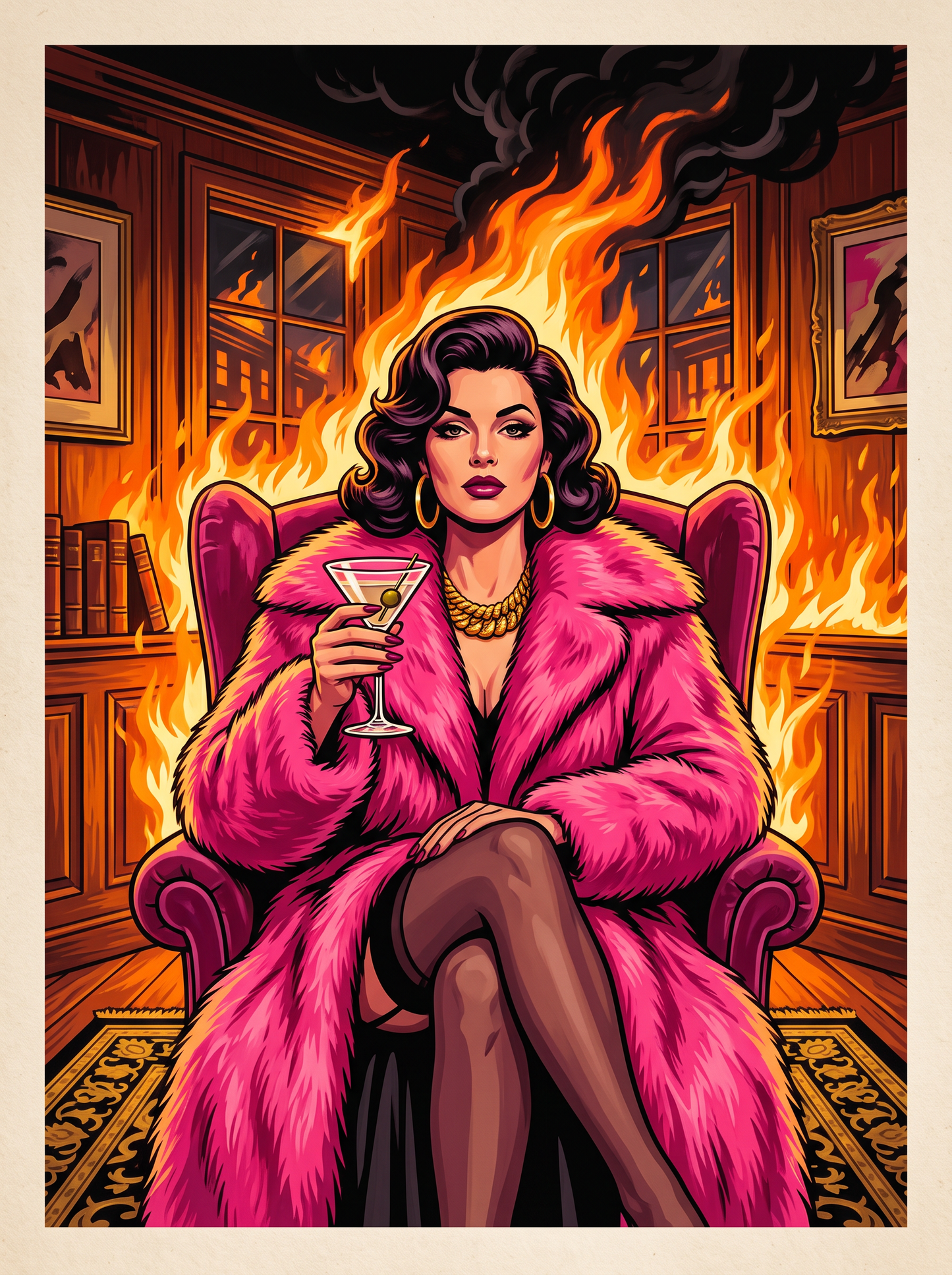 Calm Amid The Flames