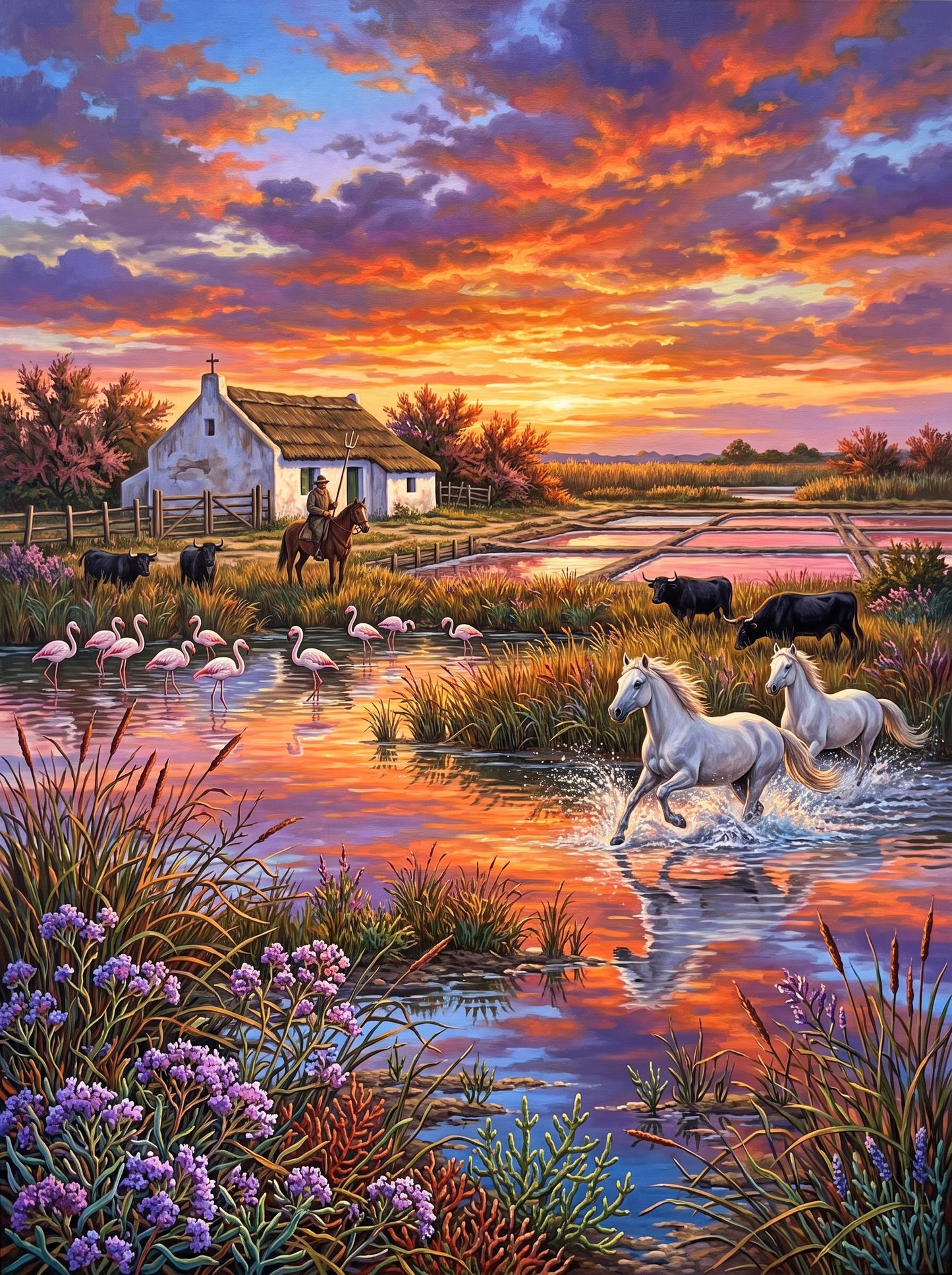 Camargue Horses