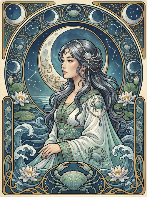 Cancer Waterlily Moon Maiden (80 Colors)