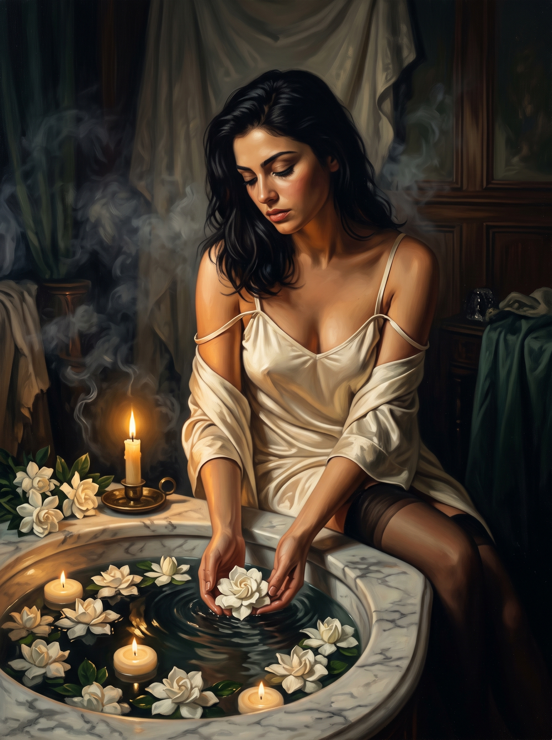 Candles and Gardenias