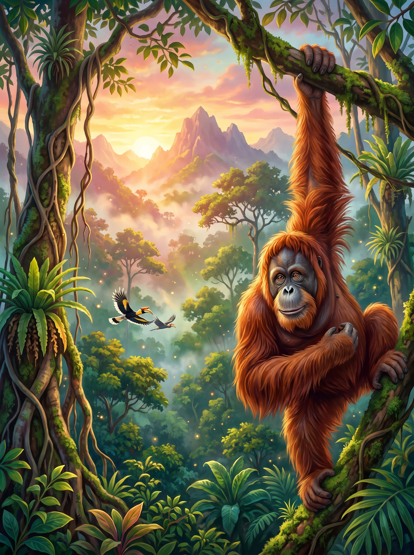 Canopy Mist Orangutan