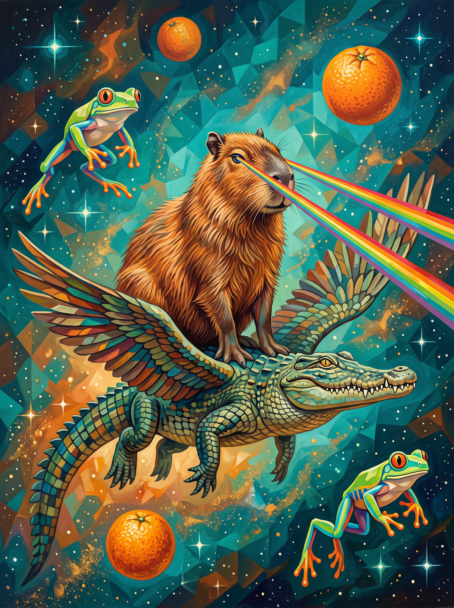 Capybara Crocodile
