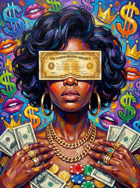 Blinded by the Bills (100 Color Diamond Painting) Diamond Painting kit