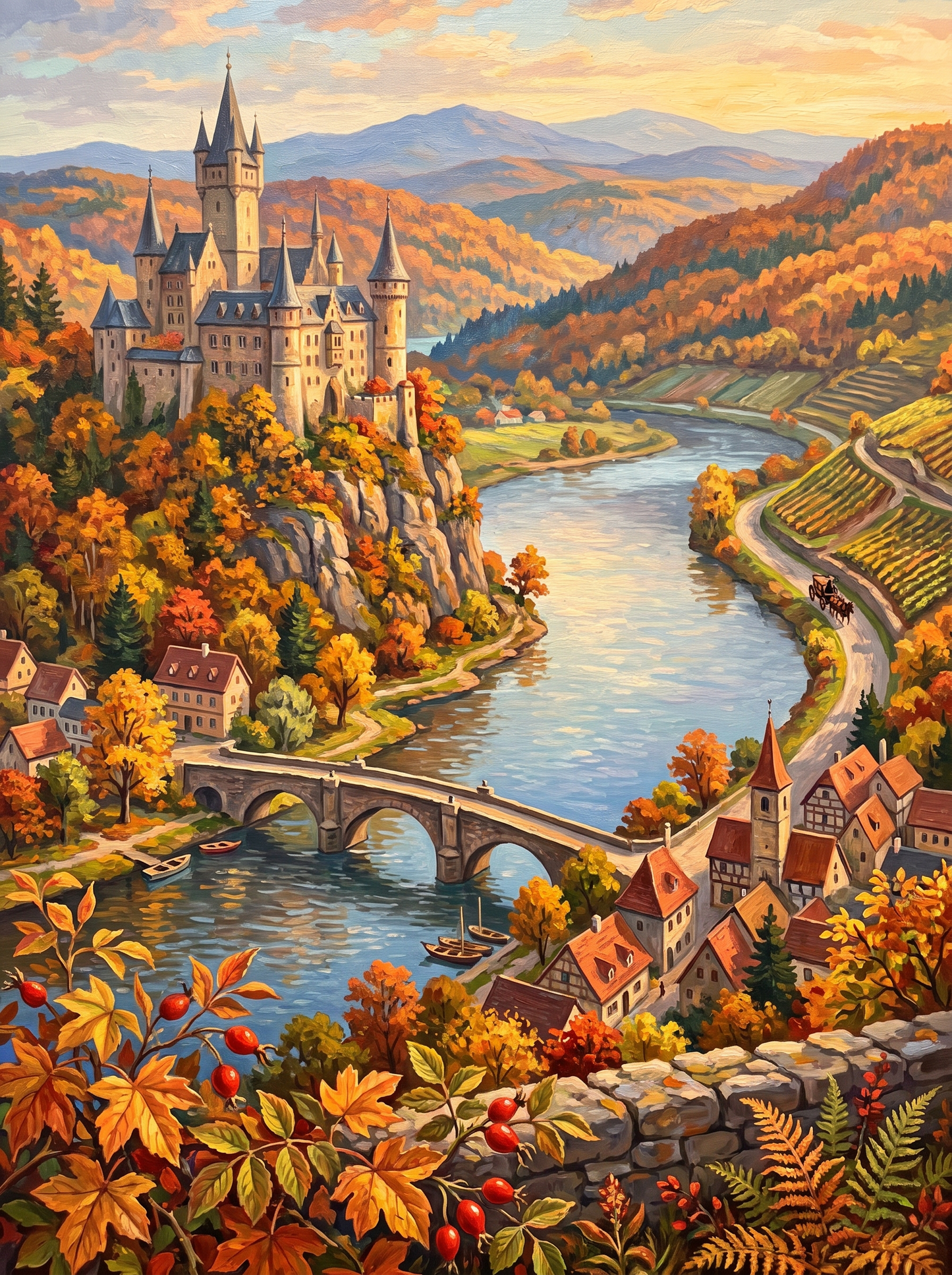 Castle Above the River