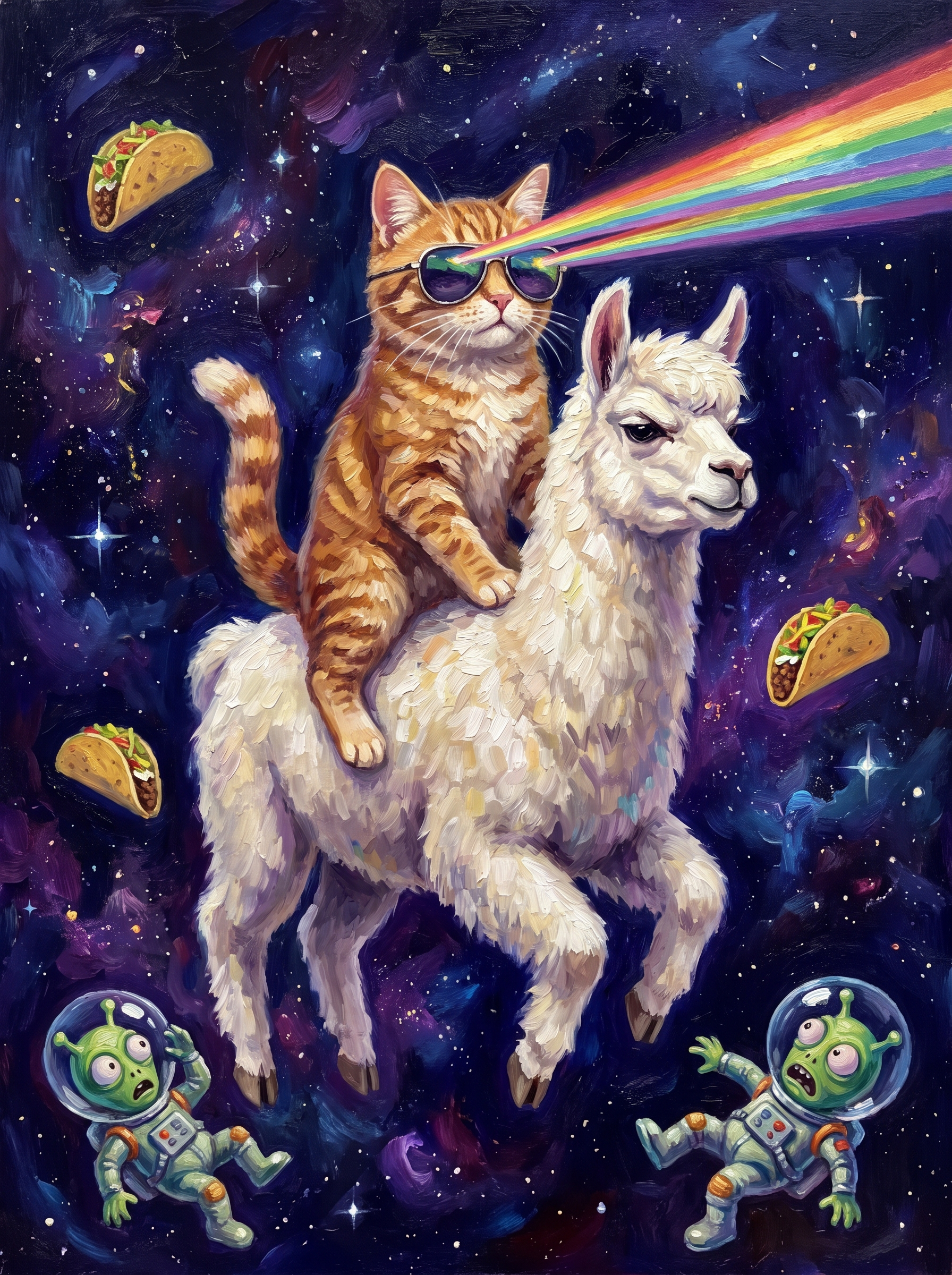 Cat Llama Lasers