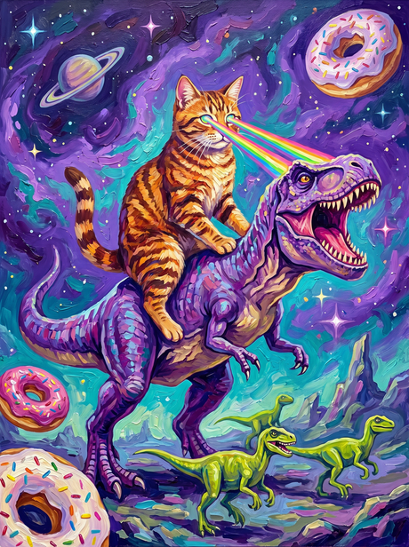 Cat T-Rex Lasers