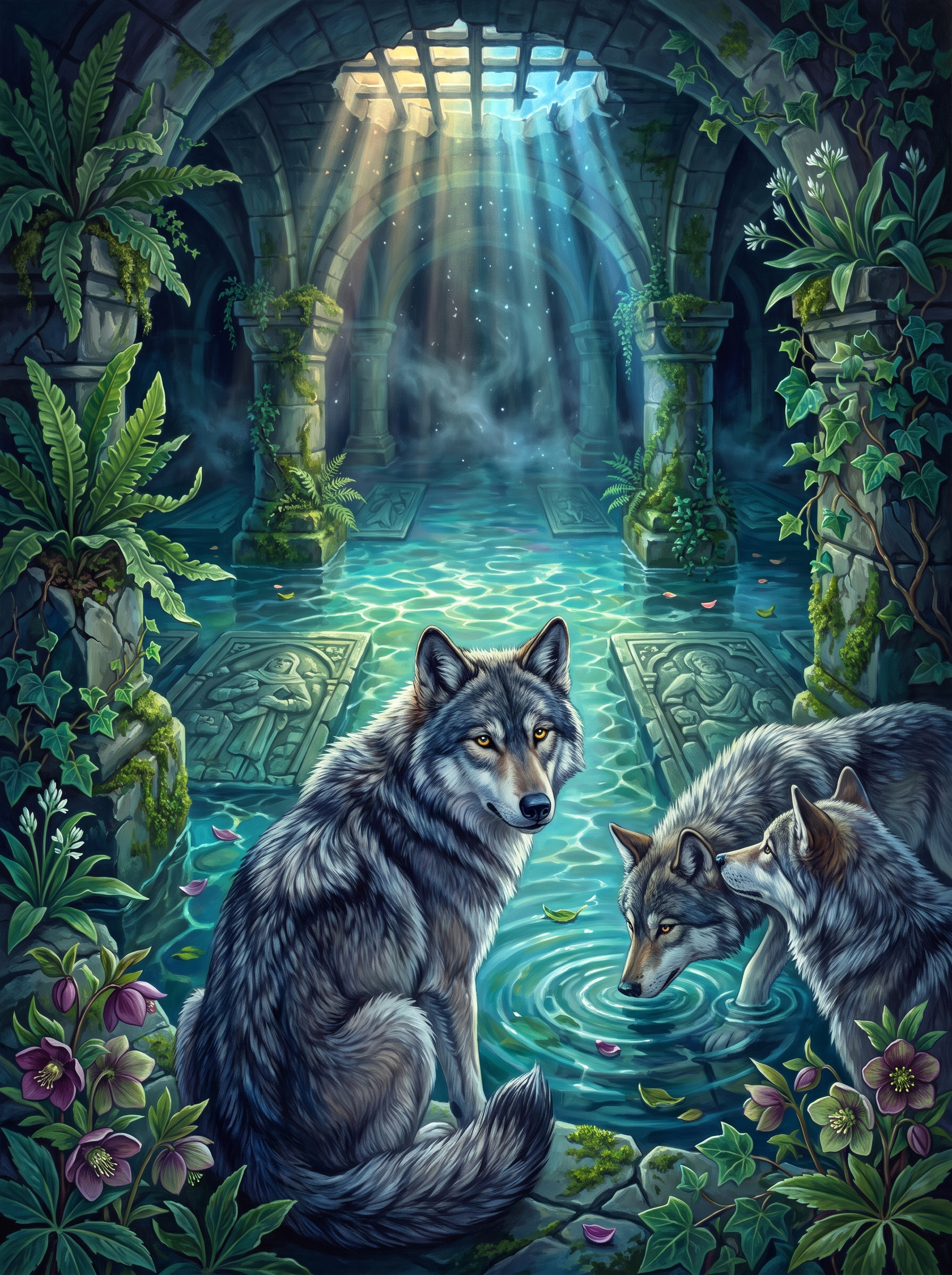 Cathedral Crypt Wolves