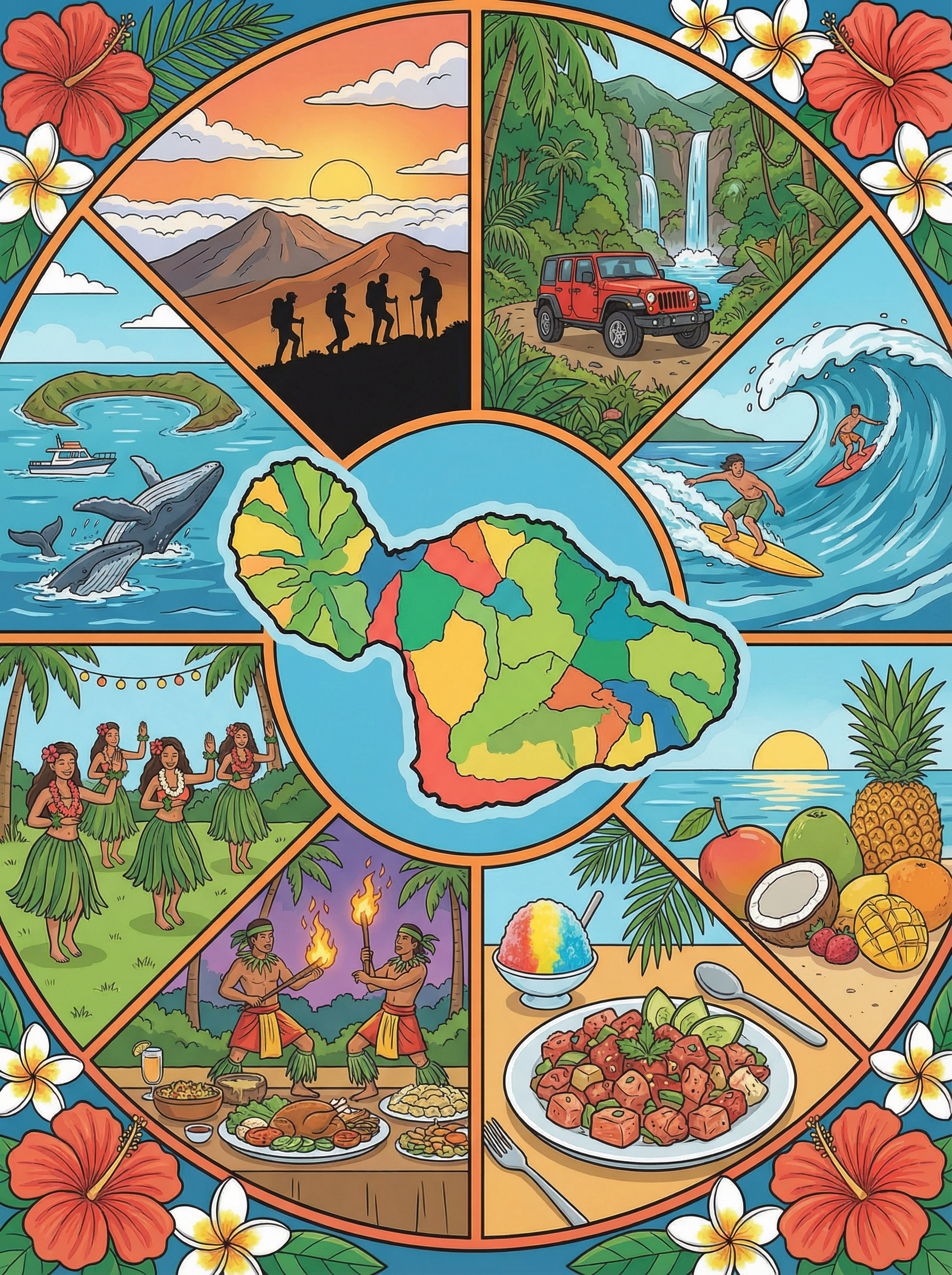 Maui Island Adventure (Diamond Painting) Diamond Painting kit