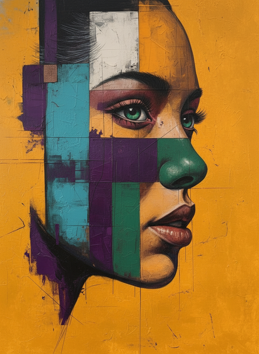 Fractured Harmony (Board Canvas)