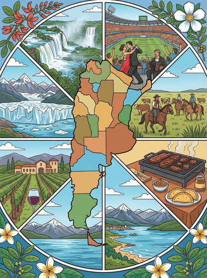 Argentina Natural Rhythm (Diamond Painting) Diamond Painting kit
