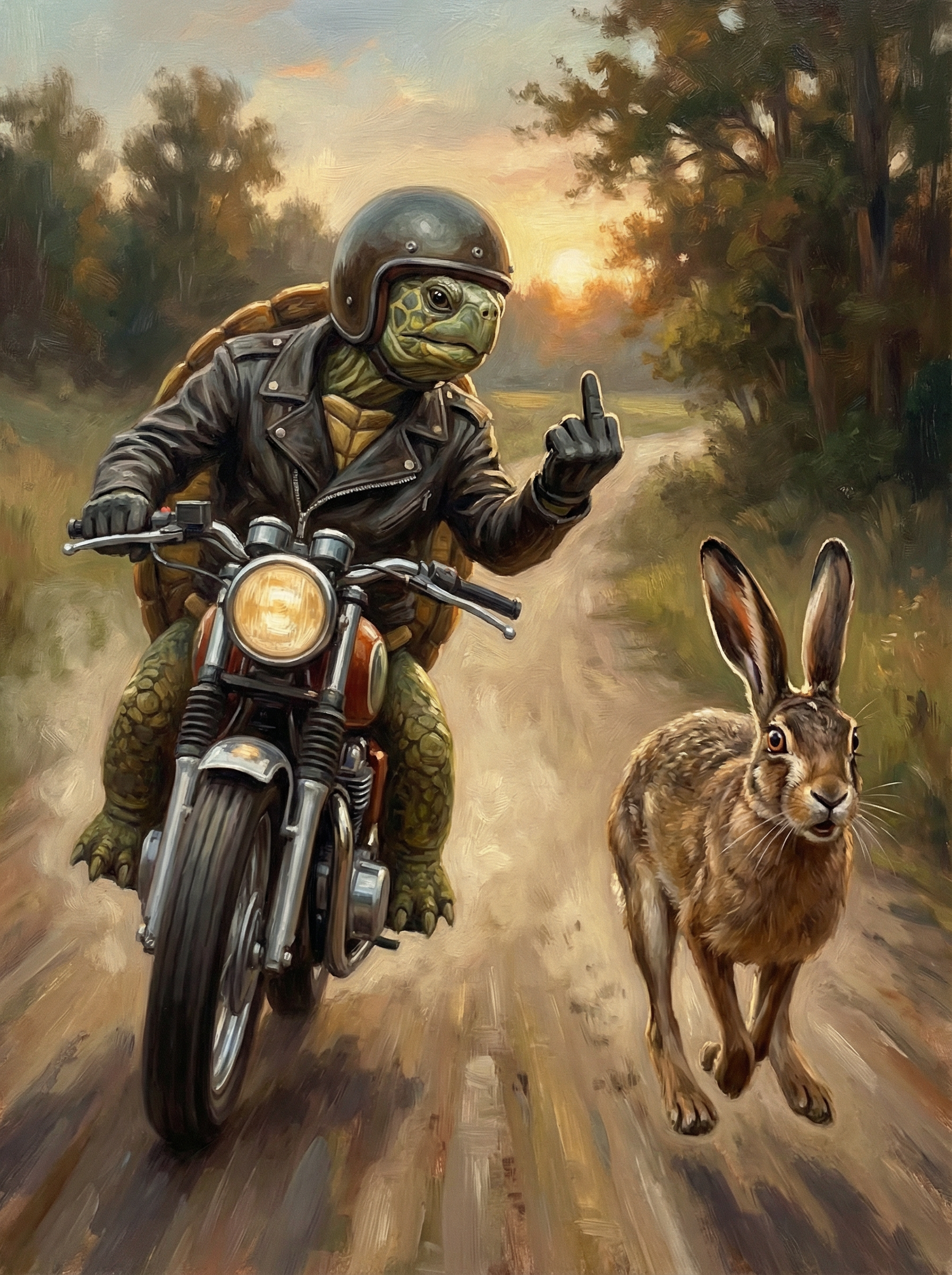 Rebel Turtle Road (Diamond Painting)