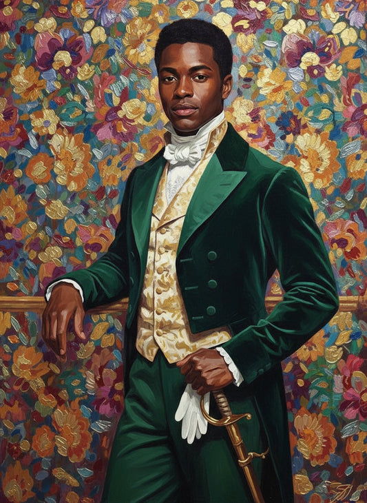 Emerald Gentleman (Board Canvas)