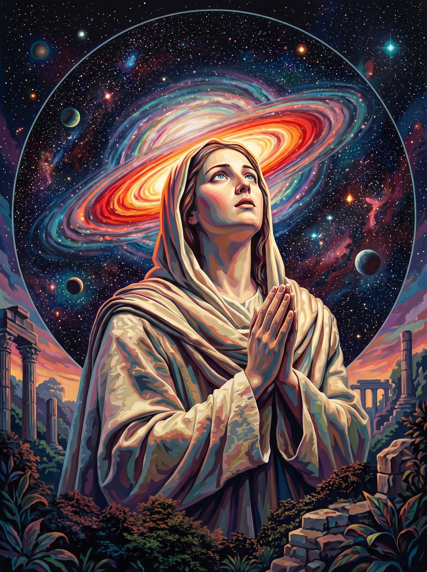 Celestial Priestess Universe (100 Color Diamond Painting) Diamond Painting kit