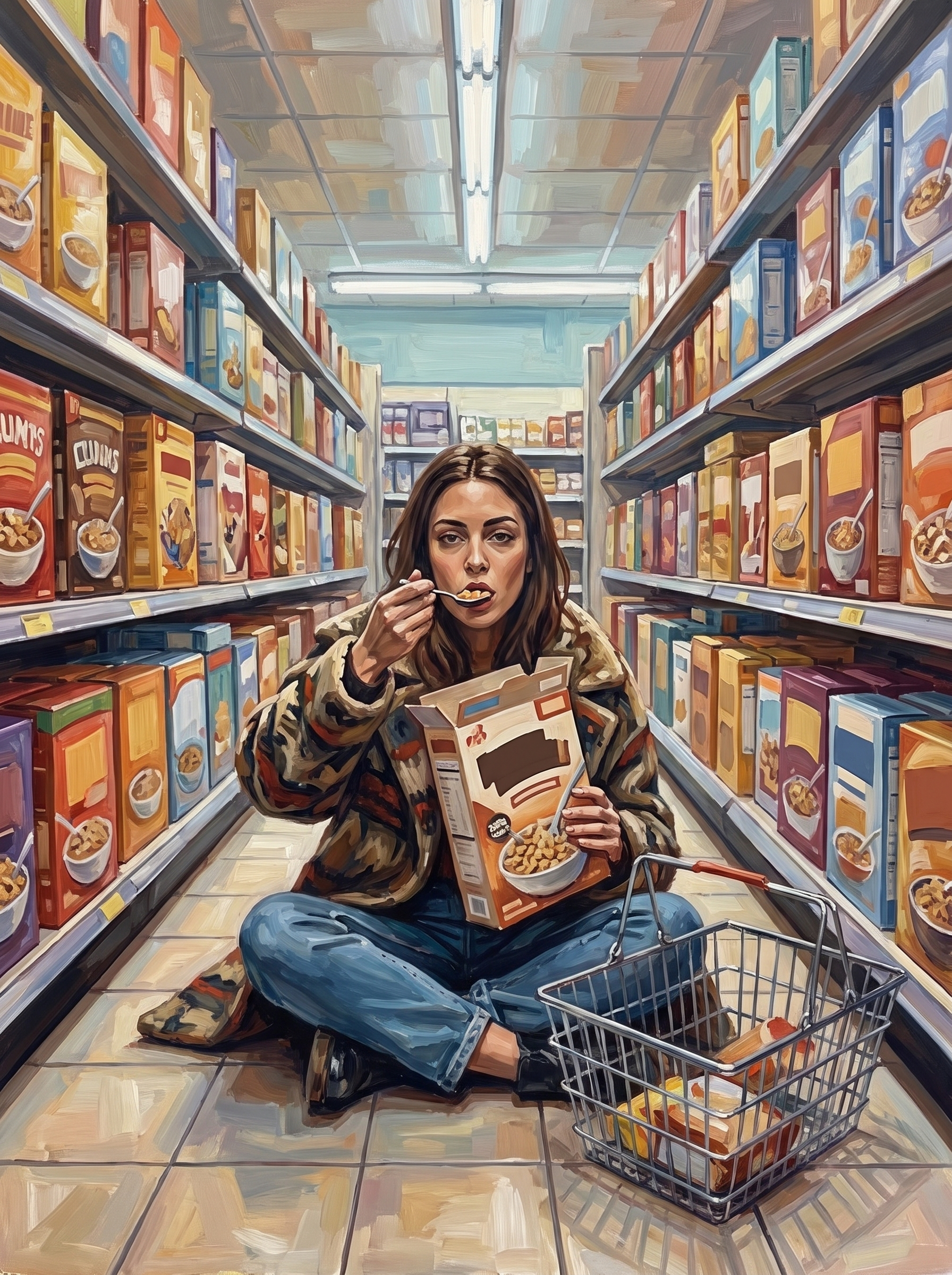 Cereal Aisle Sit-In