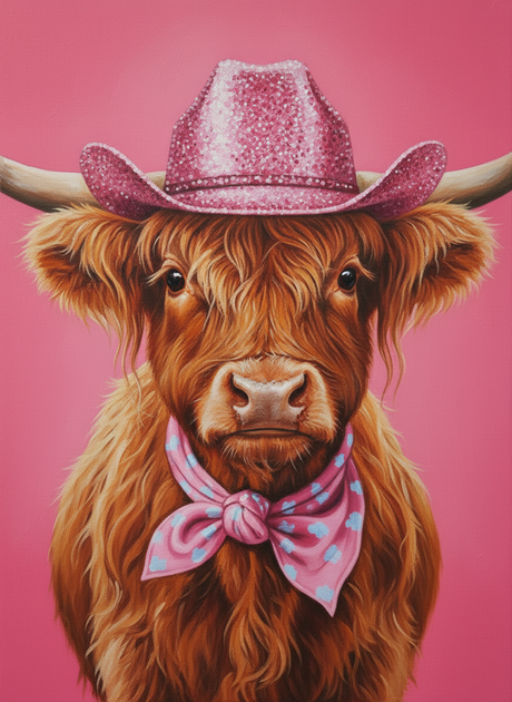 Cowbella (Board Canvas) Paint by Numbers kit