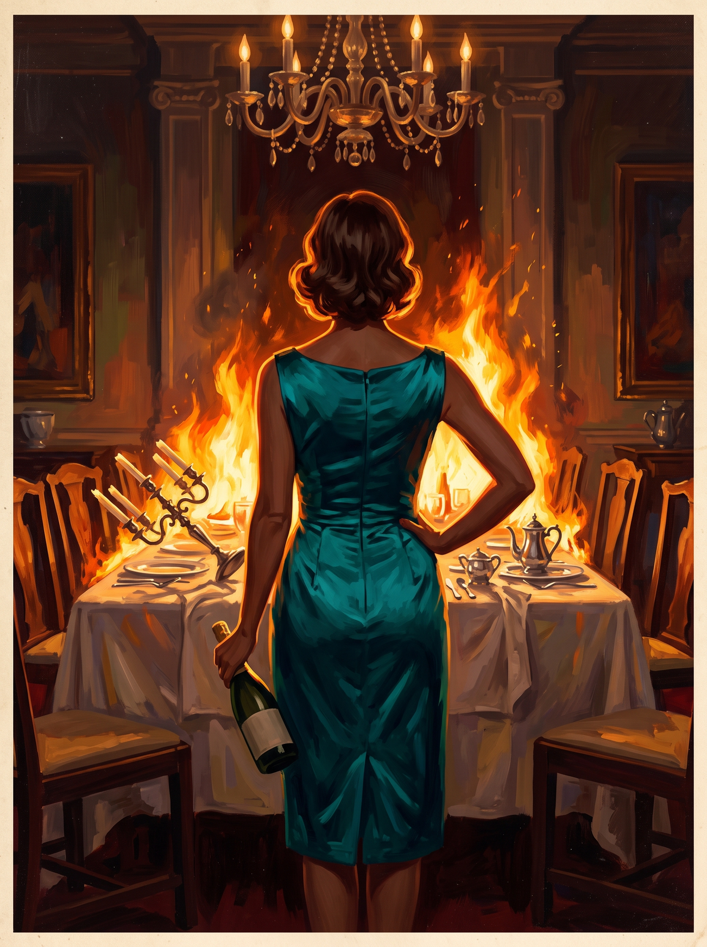 Champagne and Flames