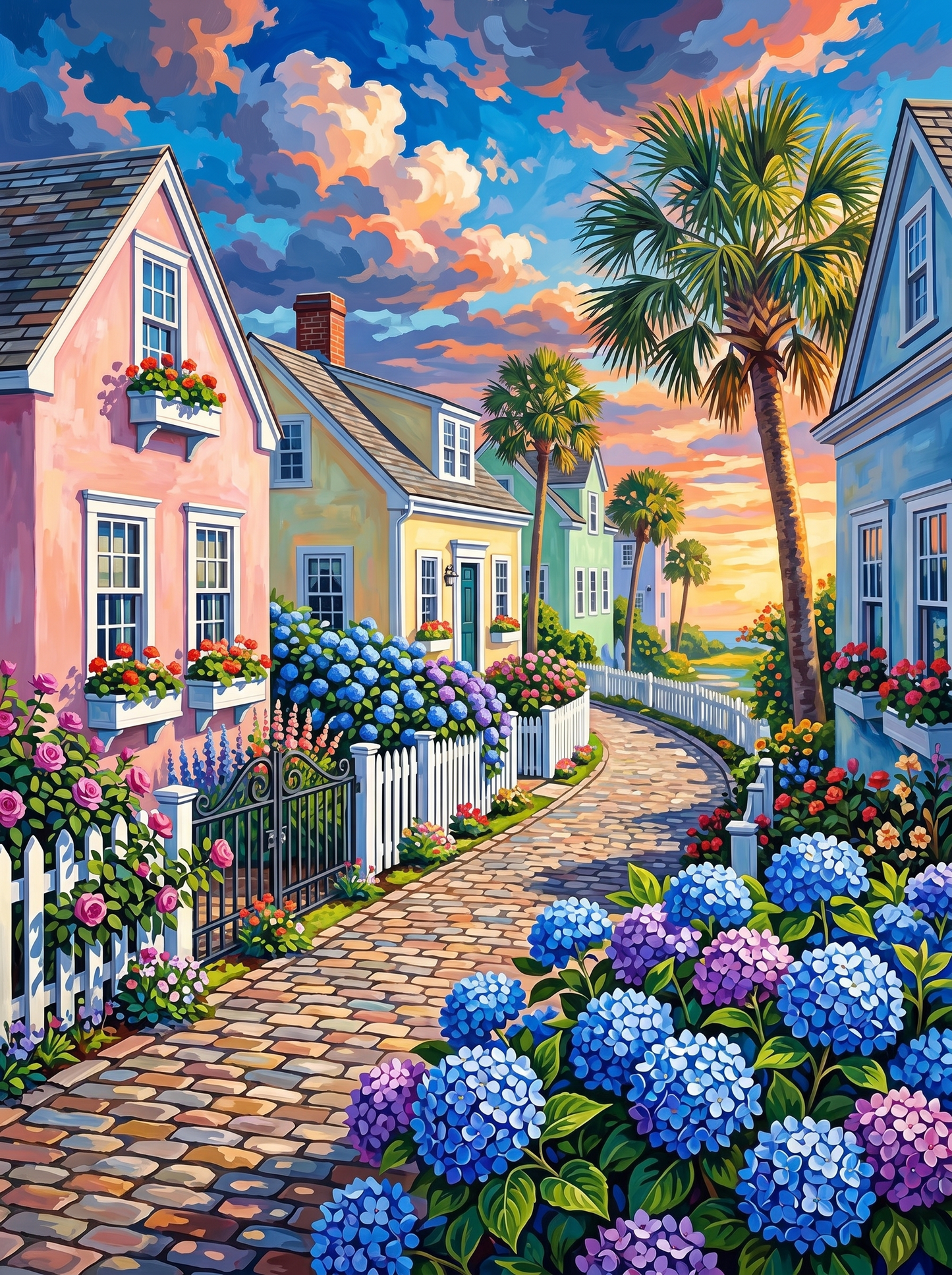 Rainbow Row, Charleston
