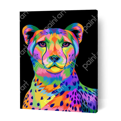 Psychedelic Cheetah (Diamond Painting) Diamond Painting kit