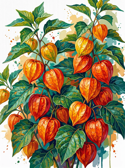 Chinese Lantern Watercolor (Diamond Painting)