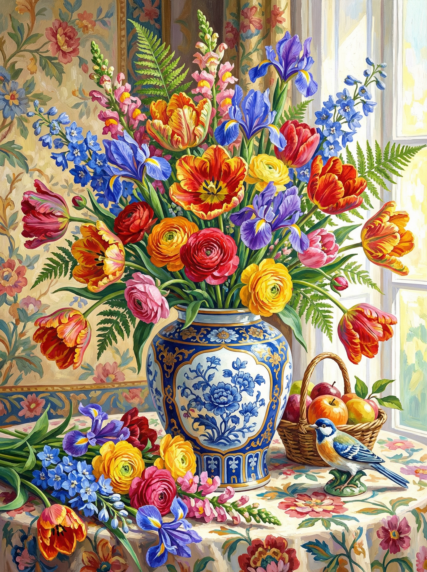 Classic Window Garden Arrangement (Diamond Painting) Diamond Painting kit