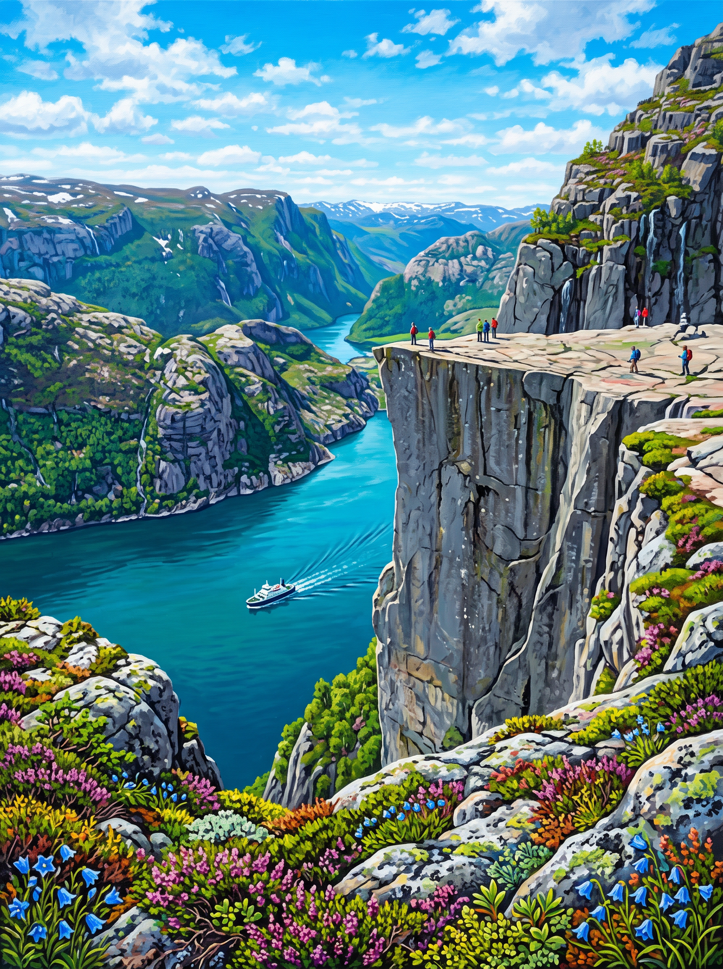 Cliff Platform Fjord