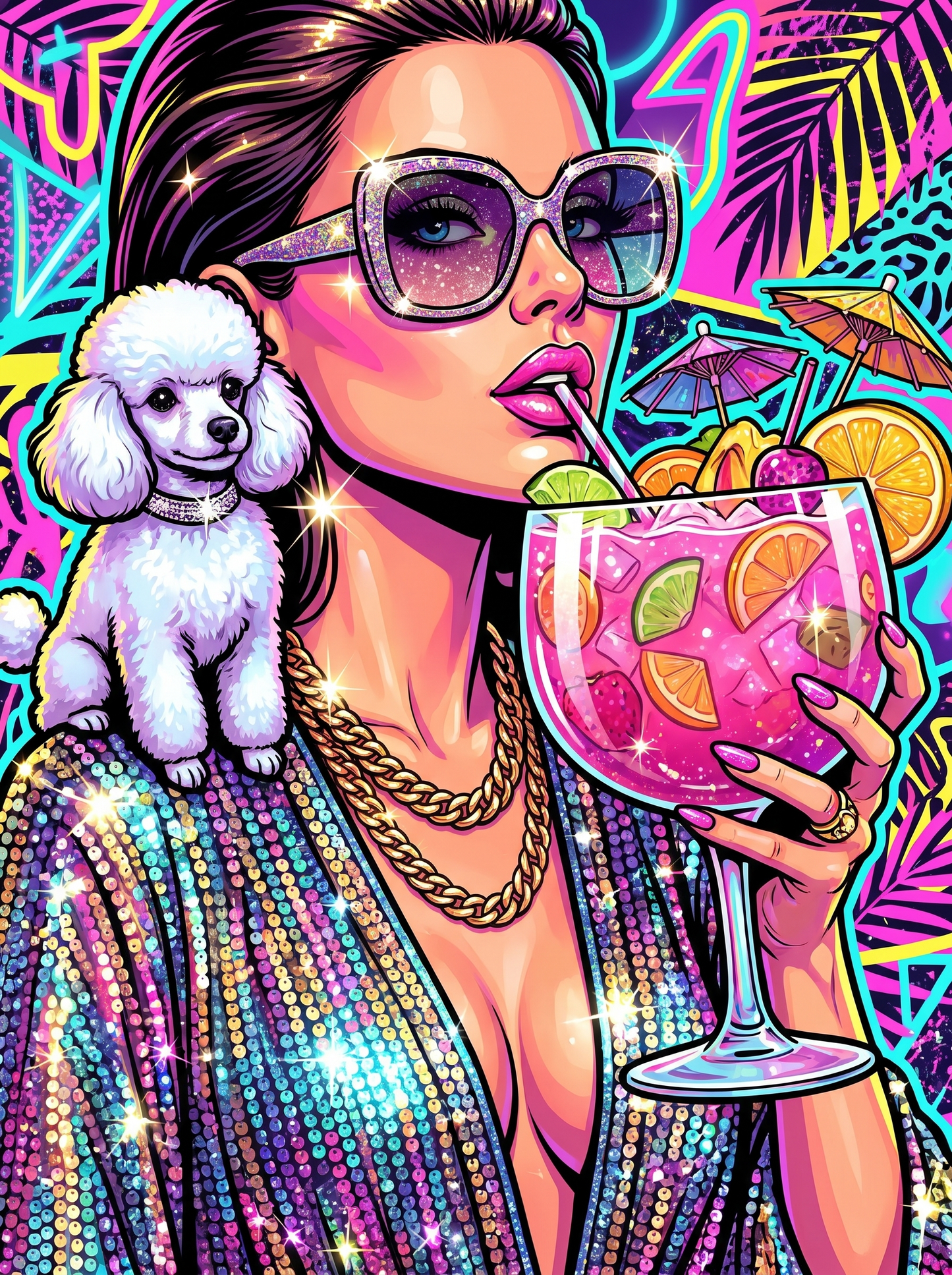 A Cocktail This Size