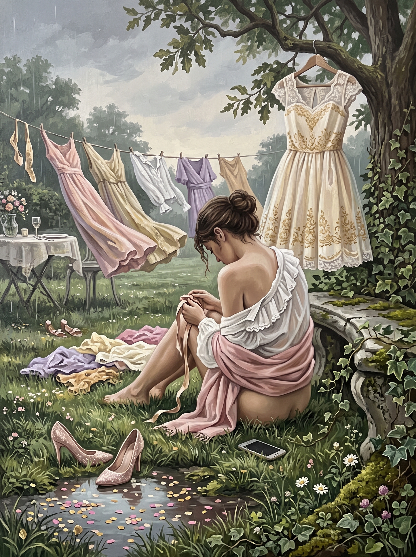 Clothes Blown Off the Line