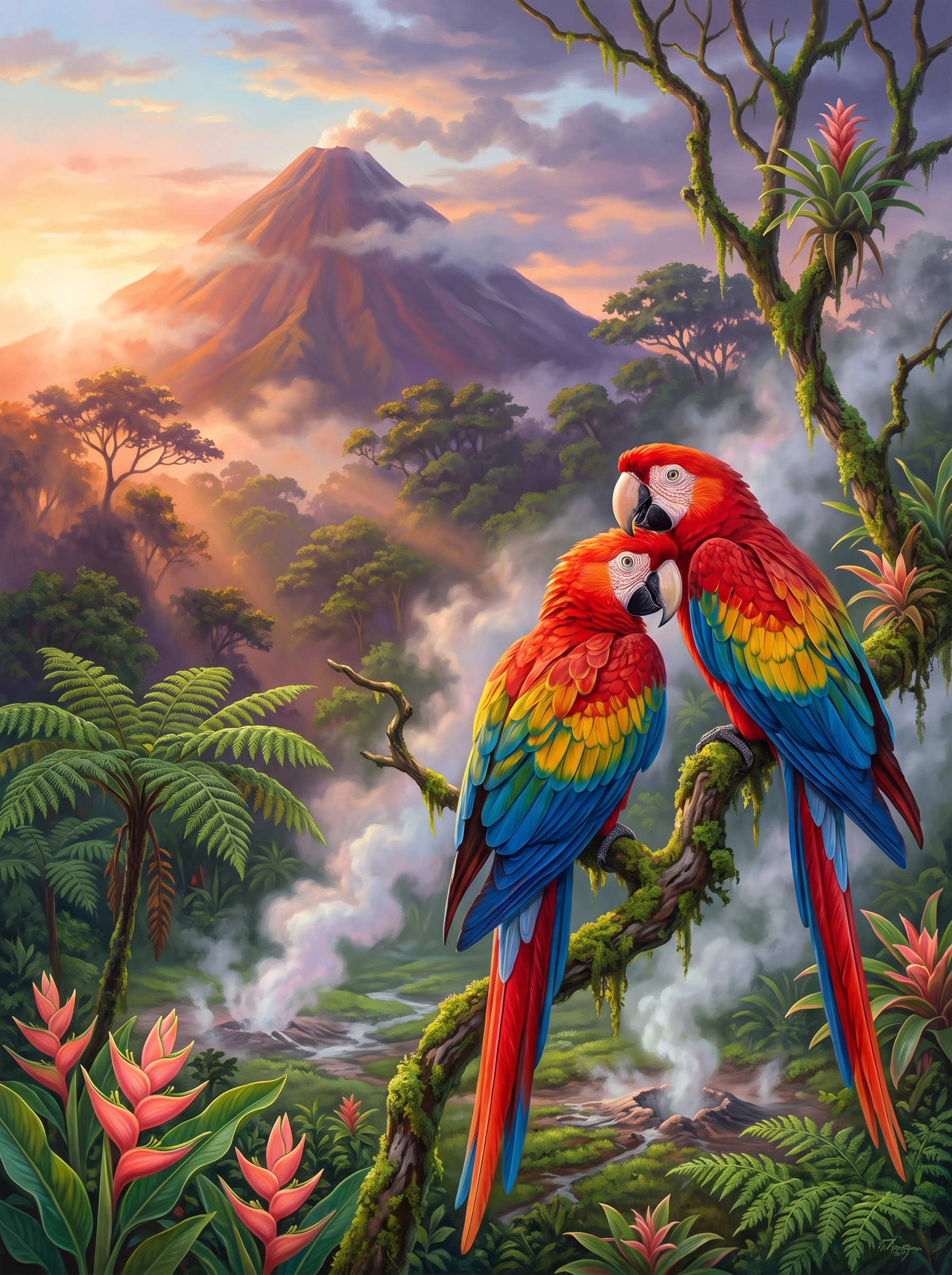 Cloud Forest Macaws
