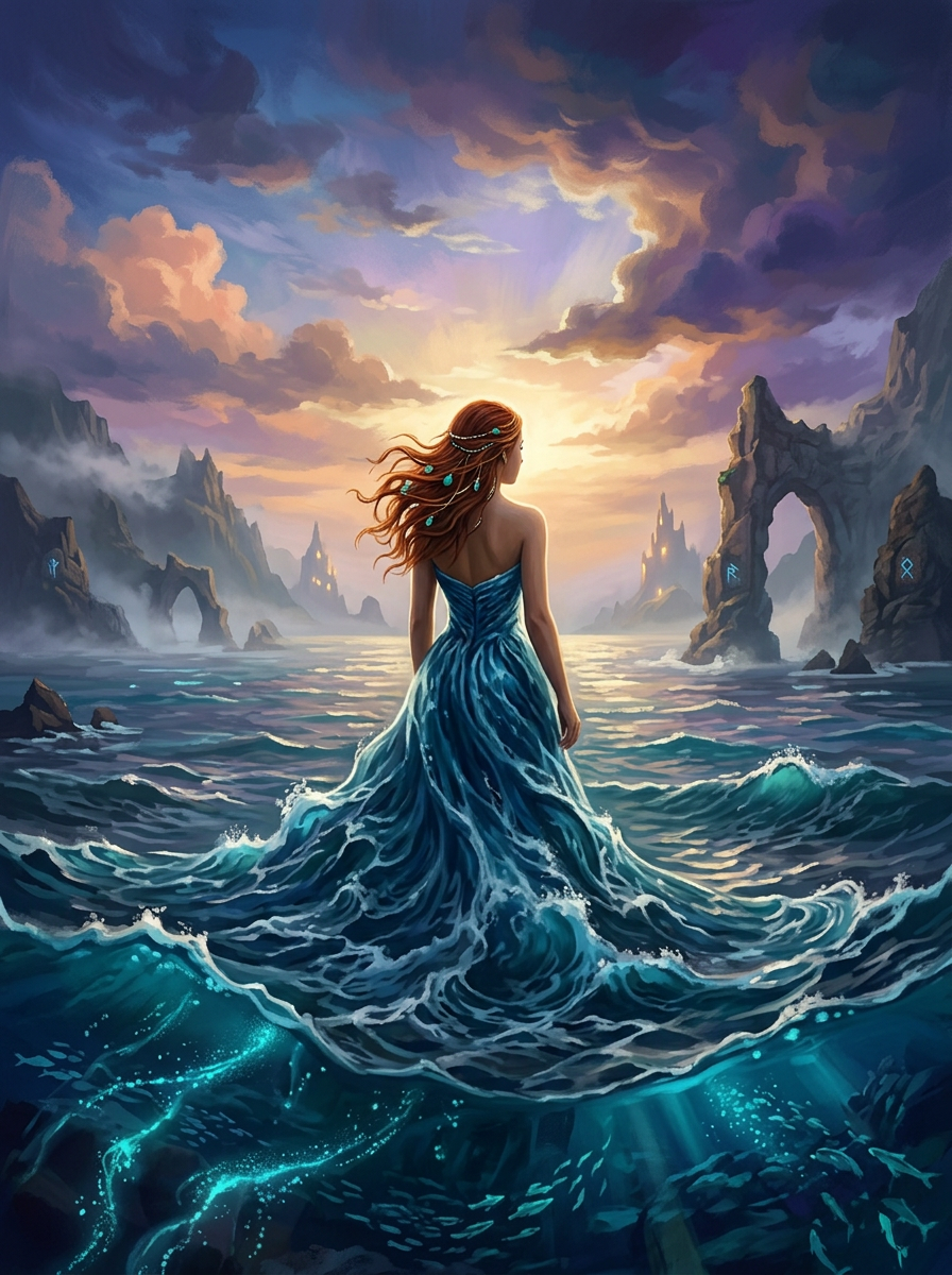 Coastal Maiden (Diamond Painting) Diamond Painting kit