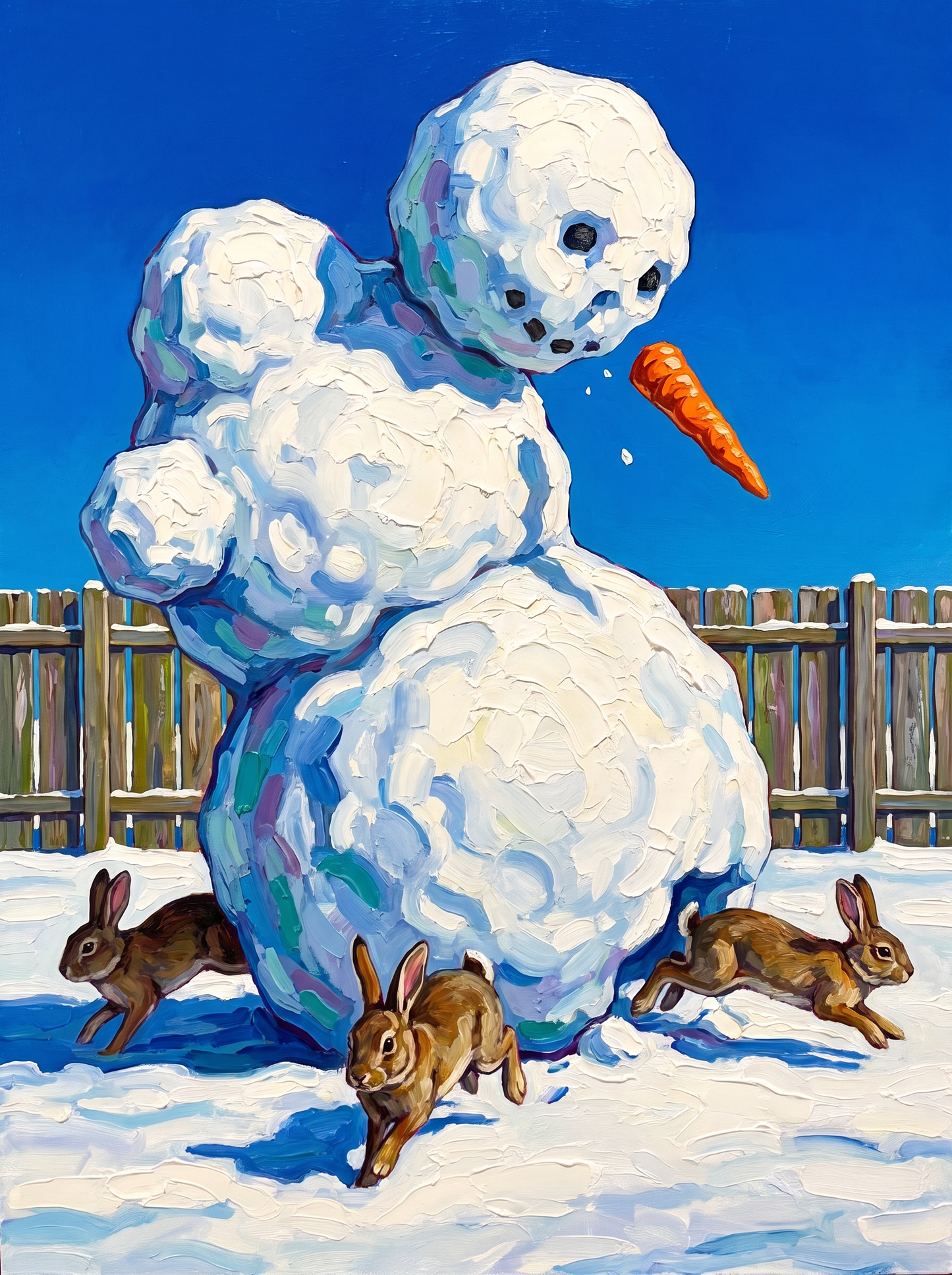 Collapsing Snowman