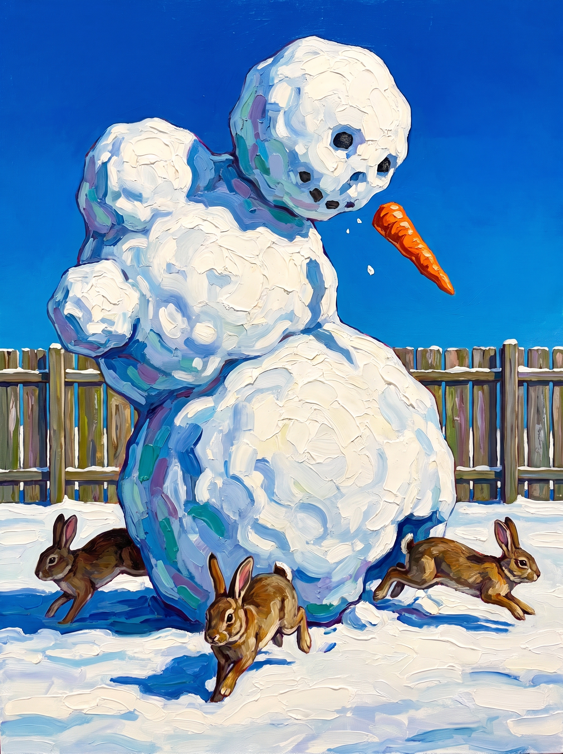 Collapsing Snowman