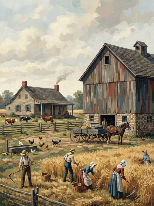 The American Harvest (Diamond Painting) Diamond Painting kit
