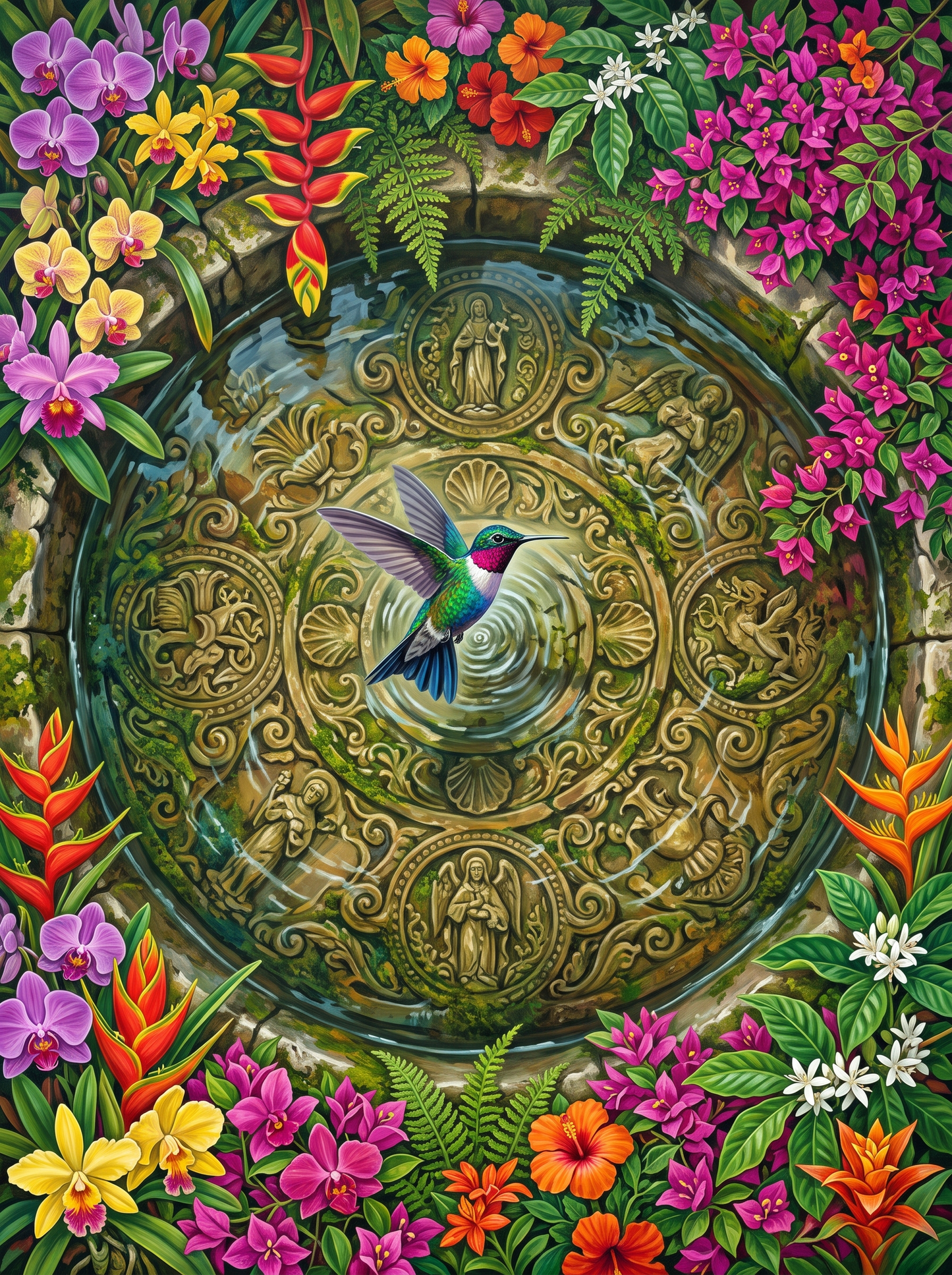 Colonial Fountain Hummingbird