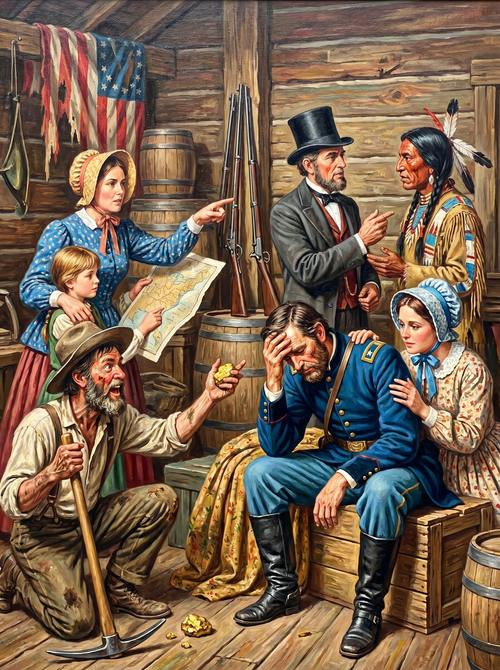 Colonial Hall Gathering (150 Color Diamond Painting)