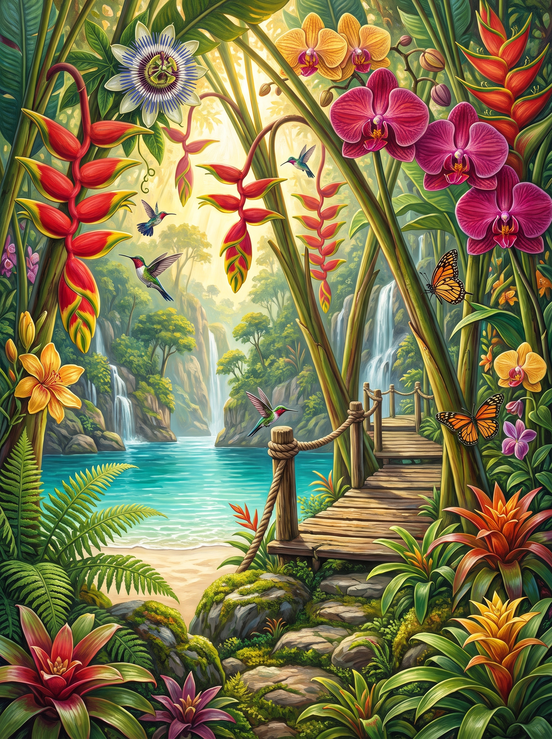 Colossal Flower Falls