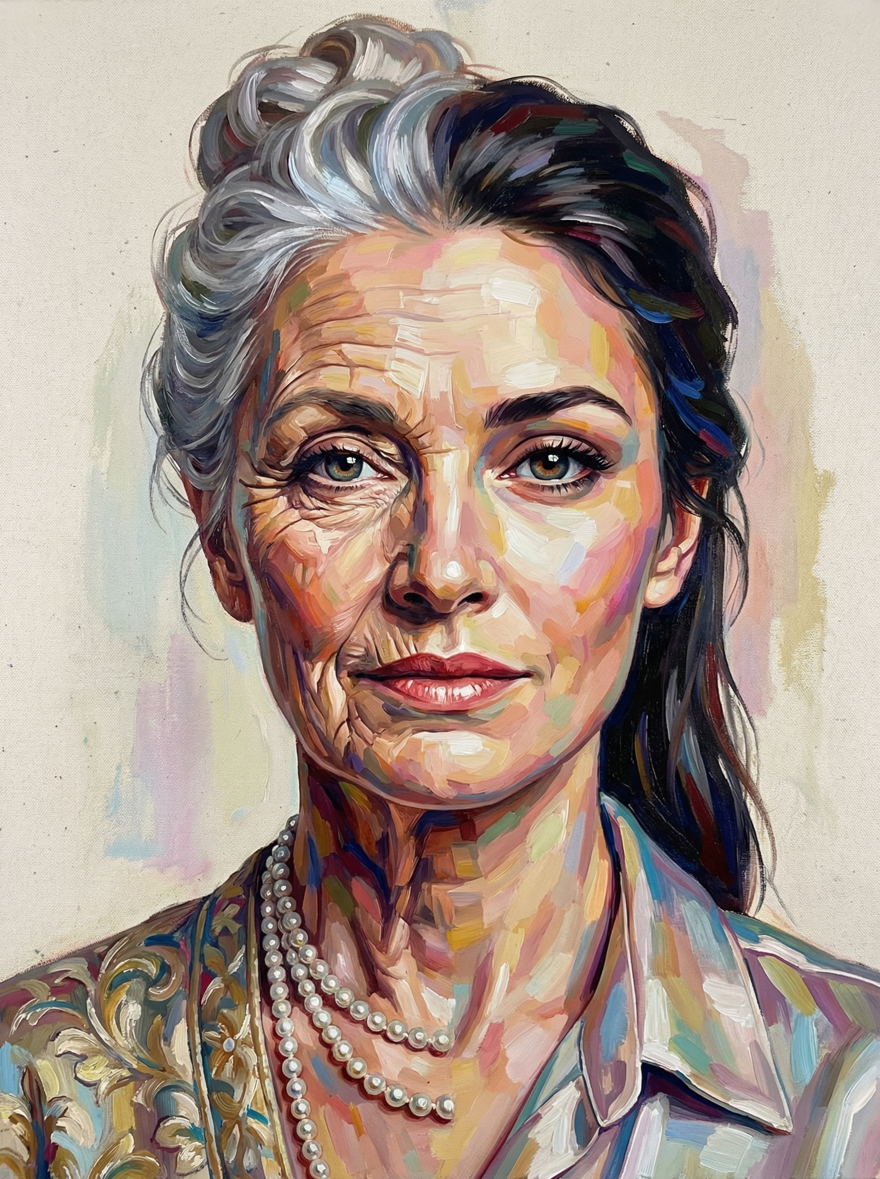 Contemporary Woman Portrait (100 Color Diamond Painting) Diamond Painting kit